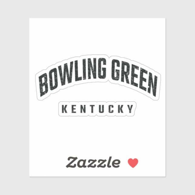 Bowling Green Kentucky KY Sticker (Sheet)