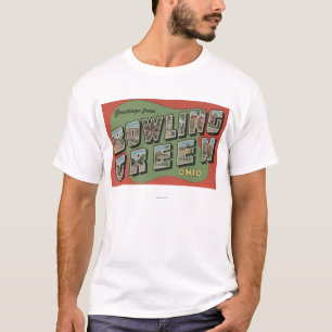 Bowling Green, Ohio - Large Letter Scenes T-Shirt