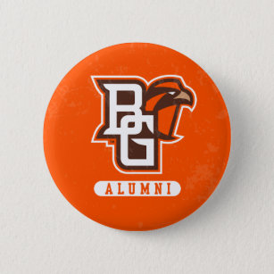 Bowling Green State Alumni Distressed Button