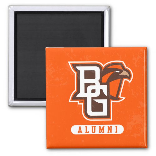 Bowling Green State Alumni Distressed Magnet