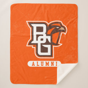 Bowling Green State Alumni Distressed Sherpa Blanket