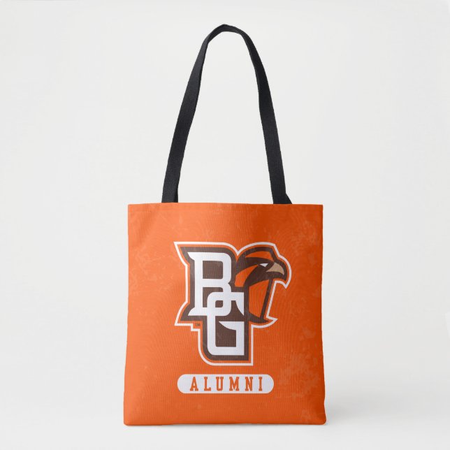 Bowling Green State Alumni Distressed Tote Bag (Front)