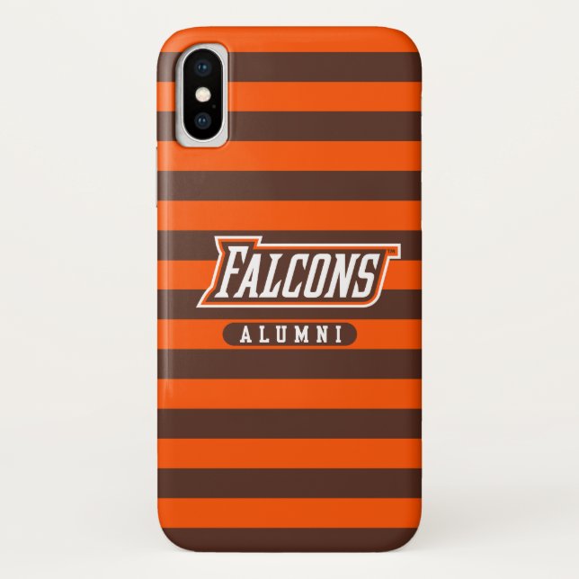 Bowling Green State Alumni Stripes Case-Mate iPhone Case (Back)