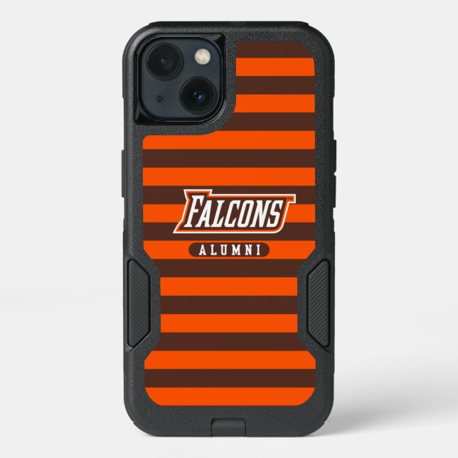 Bowling Green State Alumni Stripes Otterbox iPhone Case (Back)