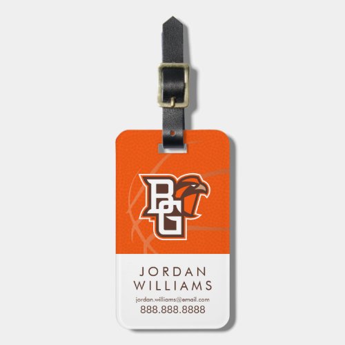 Bowling Green State Basketball Luggage Tag