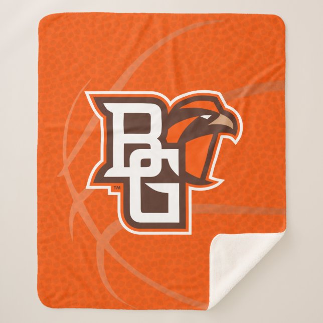 Bowling Green State Basketball Sherpa Blanket (Front)