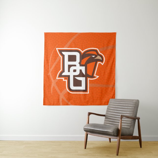 Bowling Green State Basketball Tapestry (In Situ)