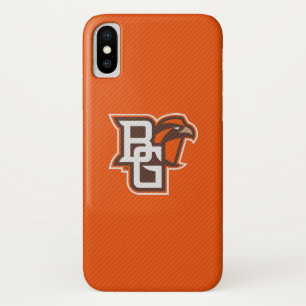 Bowling Green State Carbon Fiber Pattern iPhone X Case