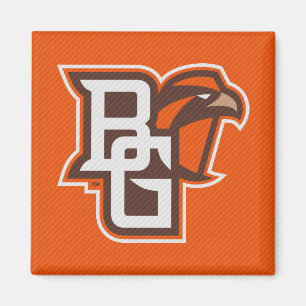 Bowling Green State Carbon Fiber Pattern Magnet