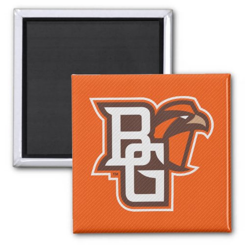 Bowling Green State Carbon Fiber Pattern Magnet