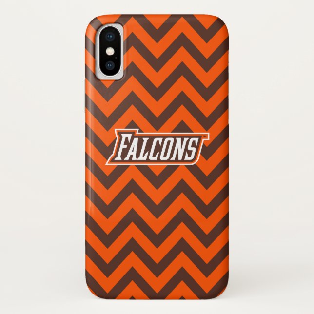 Bowling Green State Chevron Pattern Case-Mate iPhone Case (Back)