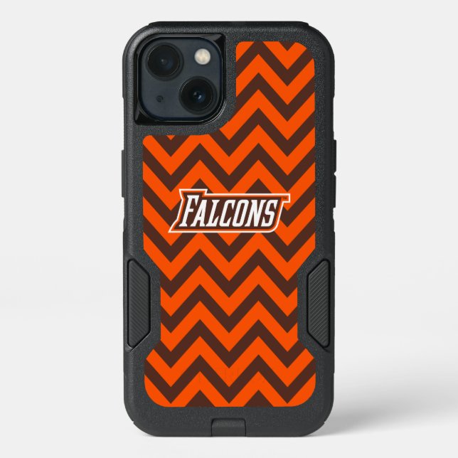 Bowling Green State Chevron Pattern Otterbox iPhone Case (Back)