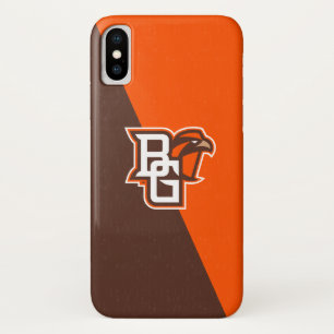 Bowling Green State Color Block Distressed iPhone X Case