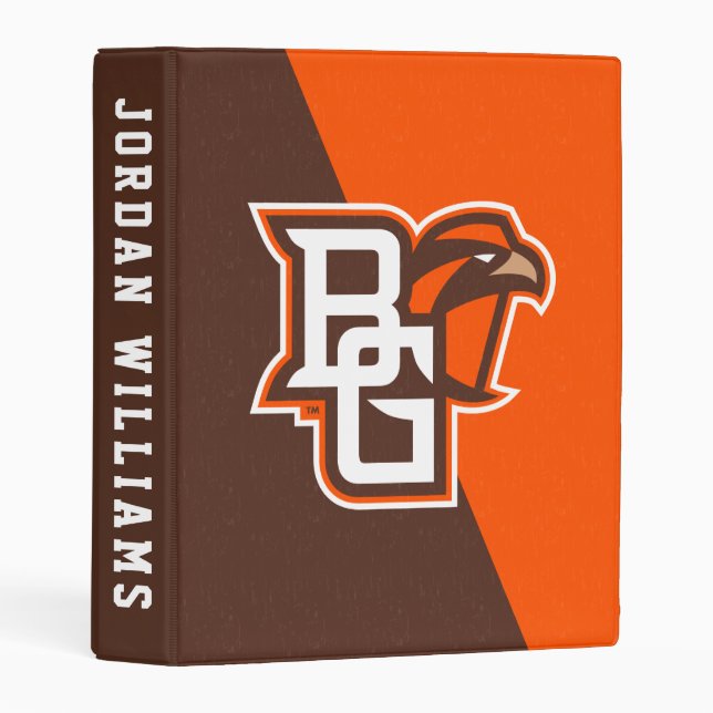 Bowling Green State Color Block Distressed Mini Binder (Front/Spine)