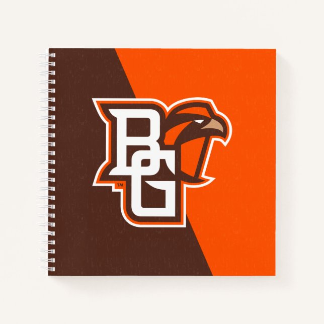 Bowling Green State Color Block Distressed Notebook (Front)