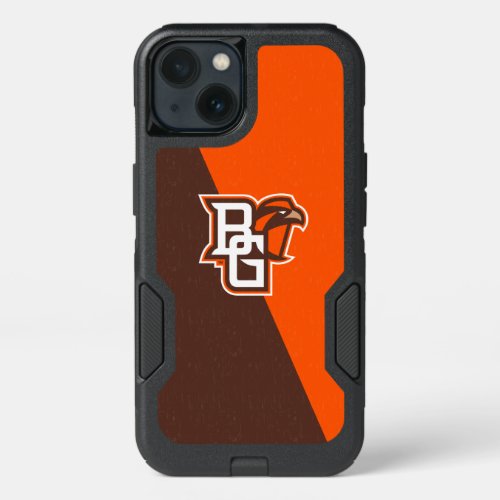 Bowling Green State Color Block Distressed iPhone 13 Case