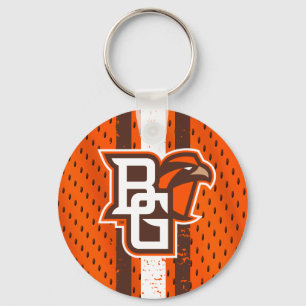 Bowling Green State Football Jersey Keychain