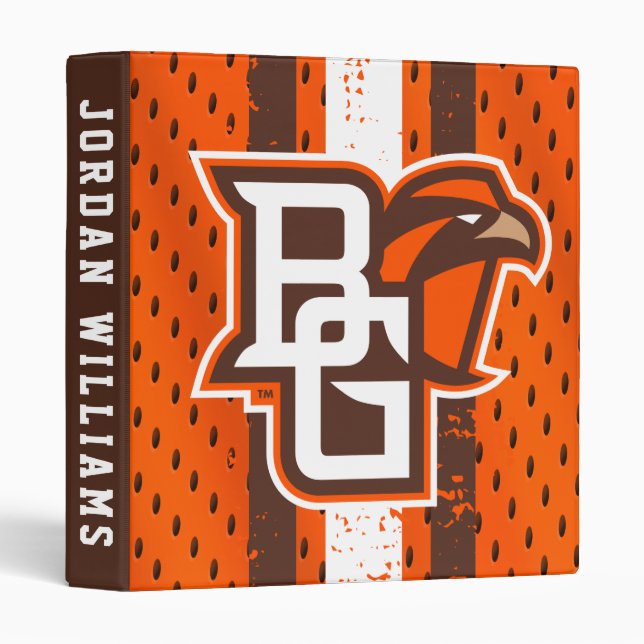 Bowling Green State Jersey 3 Ring Binder (Front/Spine)