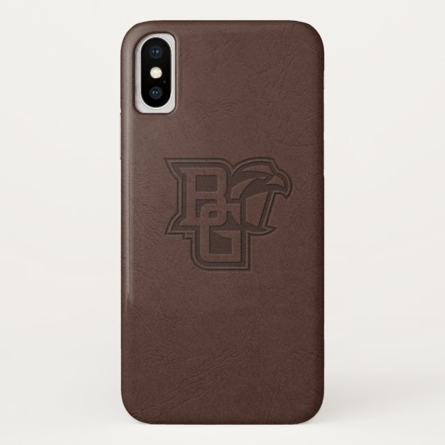 Bowling Green State Leather Case-Mate iPhone Case (Back)