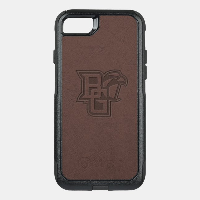 Bowling Green State Leather Otterbox iPhone Case (Back)