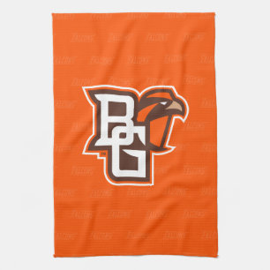 Bowling Green State Logo Watermark Kitchen Towel