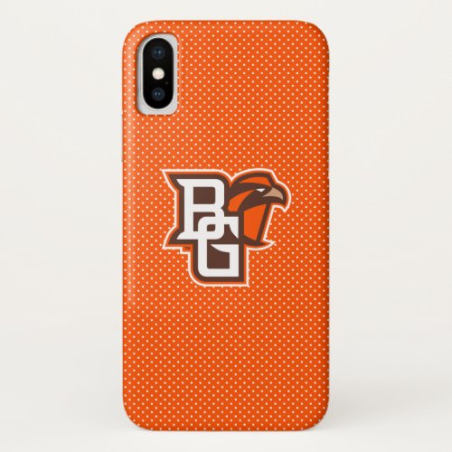 Bowling Green State Polka Dot Pattern iPhone X Case