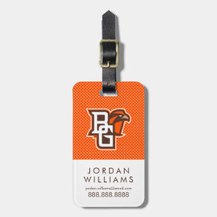 Bowling Green State Polka Dot Pattern Luggage Tag