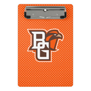Bowling Green State Polka Dot Pattern Mini Clipboard