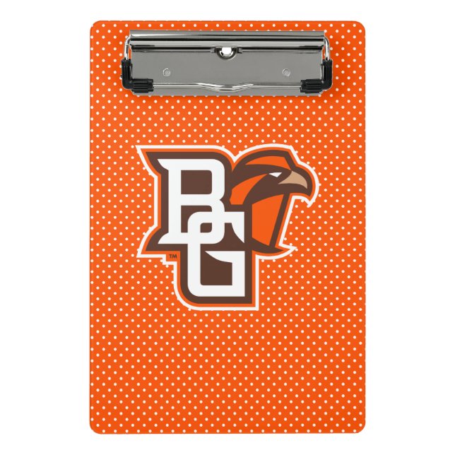 Bowling Green State Polka Dot Pattern Mini Clipboard (Front)