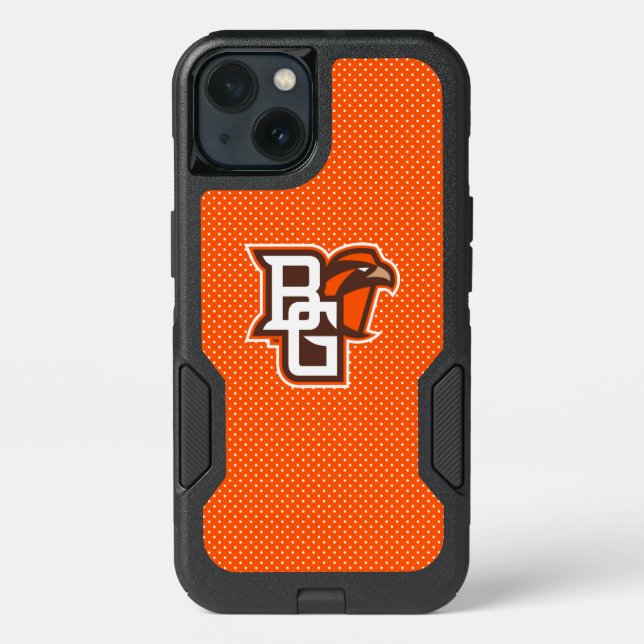 Bowling Green State Polka Dot Pattern Otterbox iPhone Case (Back)