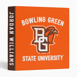 Bowling Green State University Distressed 3 Ring Binder