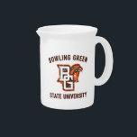 Bowling Green State University Distressed Beverage Pitcher<br><div class="desc">Check out these Bowling Green State University Designs! Show off your BGSU pride with these new University products. These make the perfect gifts for the Bowling Green student, alumni, family, friend or fan in your life. All of these Zazzle products are customizable with your name, class year, or club. Talons...</div>