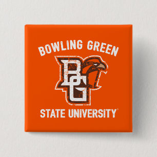 Bowling Green State University Distressed Button