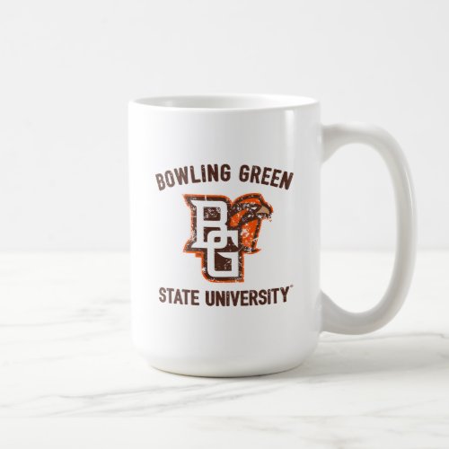 Bowling Green State University Distressed Coffee Mug