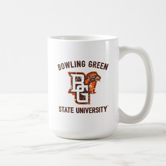 Bowling Green State University Distressed Coffee Mug (Right)