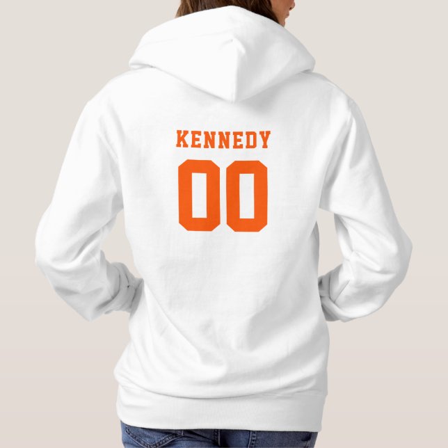 Bowling Green State University Distressed Hoodie (Back)