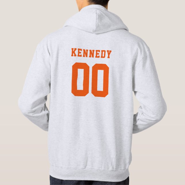 Bowling Green State University Distressed Hoodie (Back)