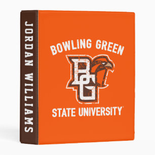 Bowling Green State University Distressed Mini Binder
