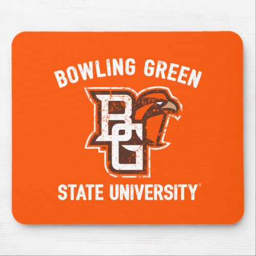 Bowling Green State University Distressed Mouse Pad