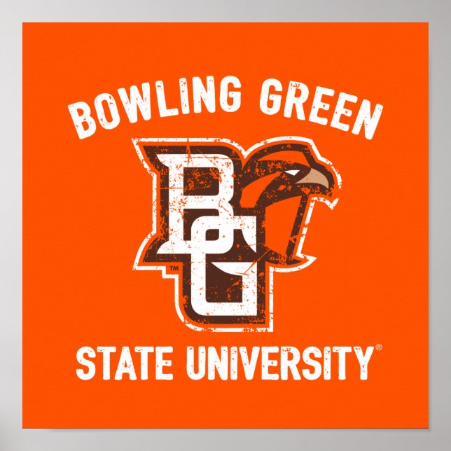 Bowling Green State University Distressed Poster (Front)