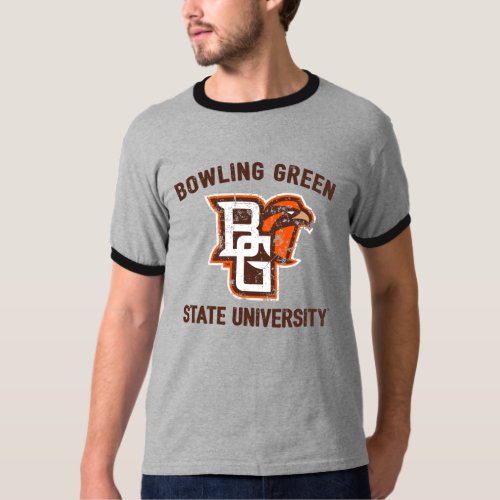Bowling Green State University Distressed T_Shirt