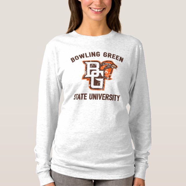 Bowling Green State University Distressed T-Shirt (Front)