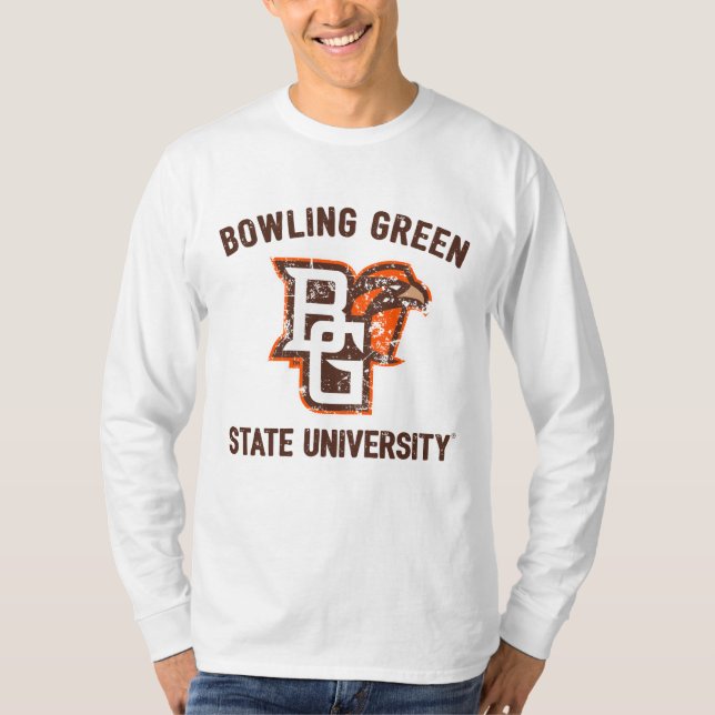 Bowling Green State University Distressed T-Shirt (Front)