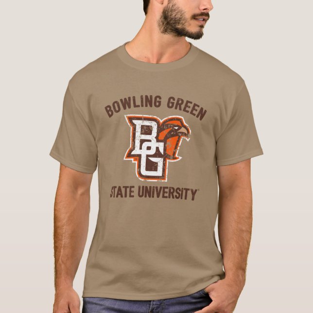 Bowling Green State University Distressed T-Shirt (Front)