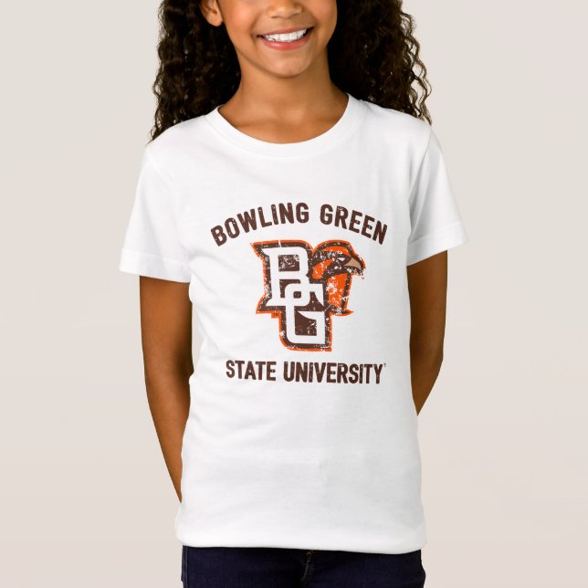 Bowling Green State University Distressed T-Shirt (Front)