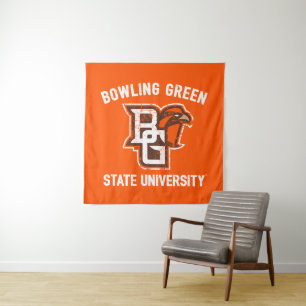 Bowling Green State University Distressed Tapestry