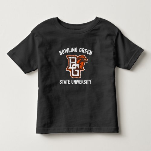 Bowling Green State University Distressed Toddler T_shirt
