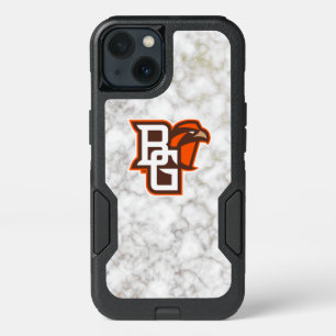 Bowling Green State White Marble iPhone 13 Case