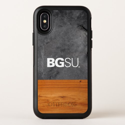 Bowling Green State Wood Cement OtterBox Symmetry iPhone X Case