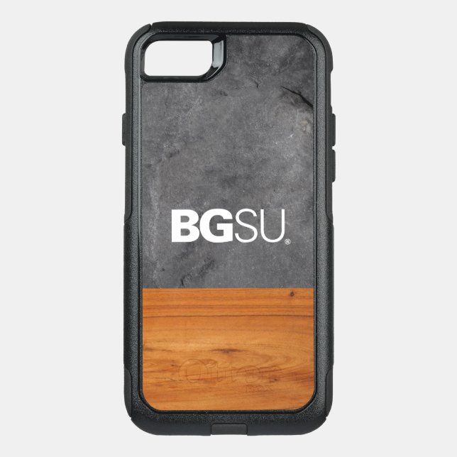 Bowling Green State Wood Cement Otterbox iPhone Case (Back)